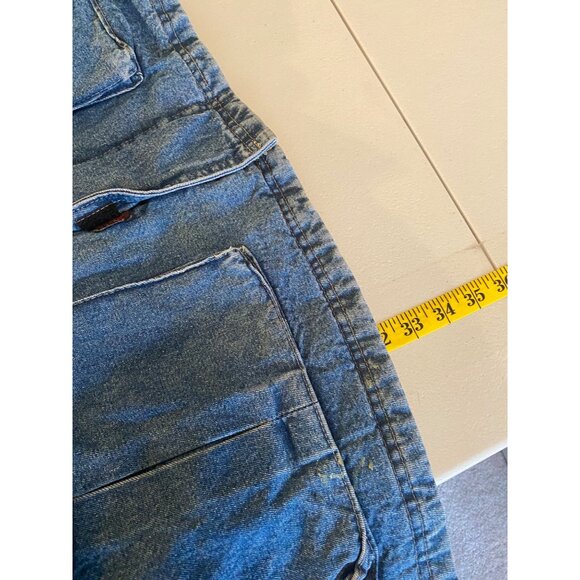 Dickies Denim Jacket With Quilted Lining & Corduroy Collar XL - Picture 8 of 11